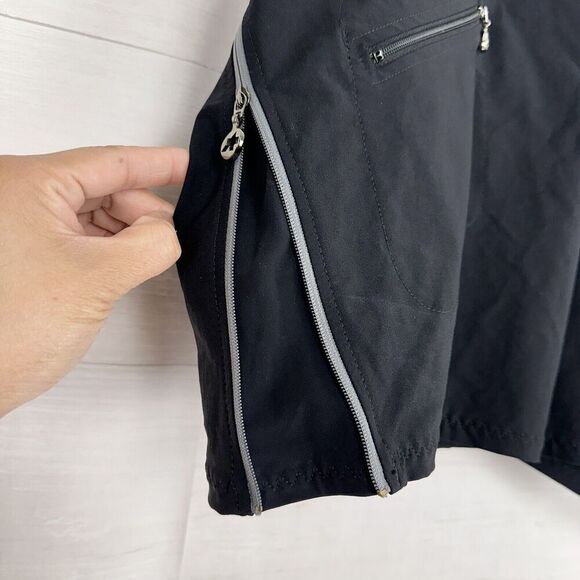 Assos Rally Cargo Cycling Shorts Women XL Black Mountain Bike Side Zip Off Road - Picture 4 of 15